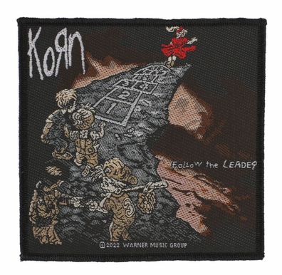 Korn: Follow The Leader gewebter Aufnäher woven Patch