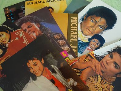 9 alte Postkarten AK Michael Jackson