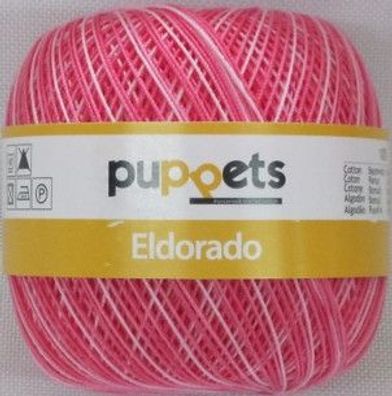 50g Puppets Eldorado color - Häkelgarn Stärke 10
