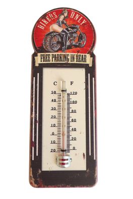 Gartenthermometer Bikers Only Außenthermometer Innenthermometer Thermometer 28,5