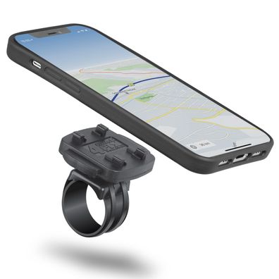 QuickMOUNT iPhone 12 Pro Max Fahrrad Halterung Handy Hülle MTB Rennrad E-Bike