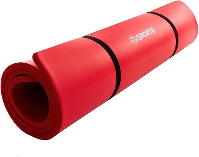ScSPORTS® Sportmatte 190x80x1,5cm Fitness Gymnastik Matte Yogamatte Tragegurt