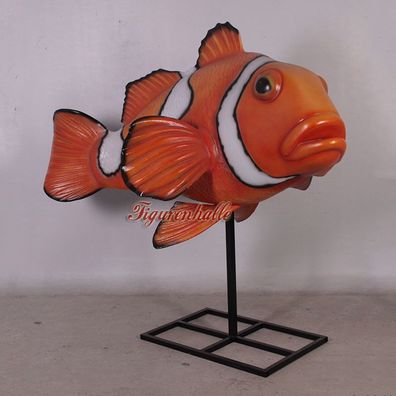 Echter Clownfisch Riesen Deko Werbefigur Anemonenfisch Figur Statue Aquarium neu