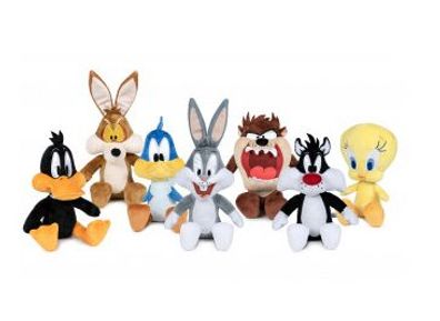 Looney Tunes Plüschfiguren Mix - 7-fach sortiert sitzend, 20 cm