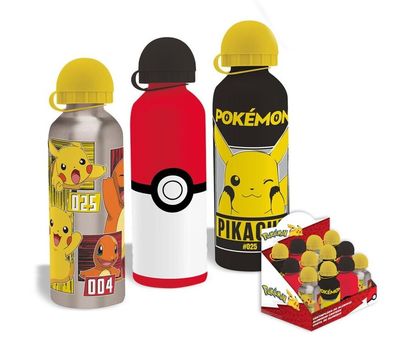 Pokemon - Trinkflasche 500 ml im Display 3 verschiedene Designs