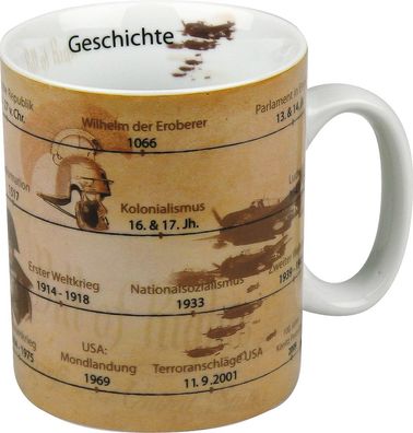 Wissensbecher Geschichte (dt.) Becher / Tasse - 490 ml