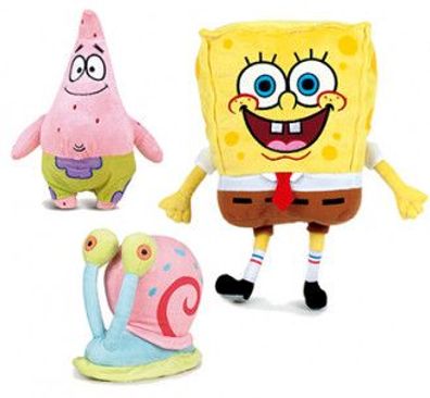 Spongebob Schwammkopf - Plüschfiguren-Set , 3-fach sort. 20cm