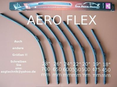 Scheibenwischer Wiescher Aero Flex universal "B" 550 mm/22"