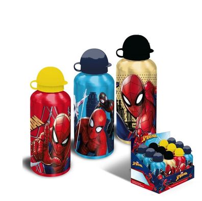 Marvel Spiderman - Trinkflasche 500 ml Aluminium im Display