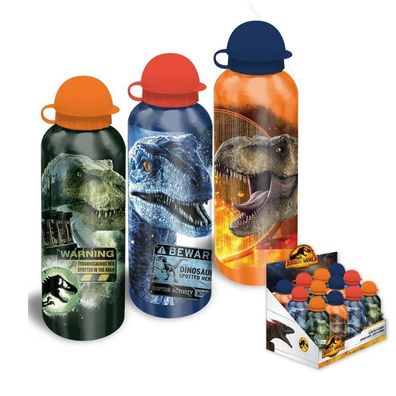 Jurassic World - Trinkflaschen im Display 3-fach sortiert