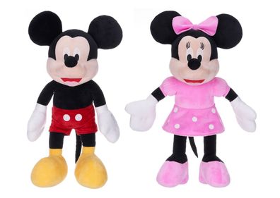 Disney Mickey / Minnie Mouse 2-fach sortiert - Plüschtier - 38 / 55 cm