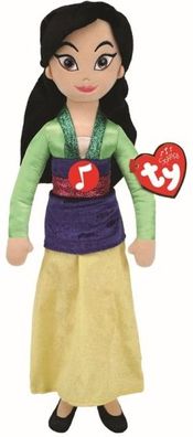 Ty 02413 - Plüschfigur Disney Prinzessin Mulan mit Sound - 40 cm