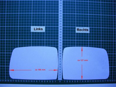 Außenspiegel Spiegelglas Ersatzglas Land Rover Range Rover MK3 Li oder Re sph