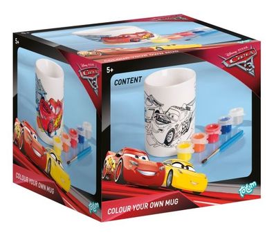 Disney Cars 3 - Keramiktasse zum Selbstbemalen