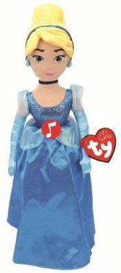 Ty 02412 - Plüschfigur Disney Prinzessin Cinderella mit Sound - 40 cm