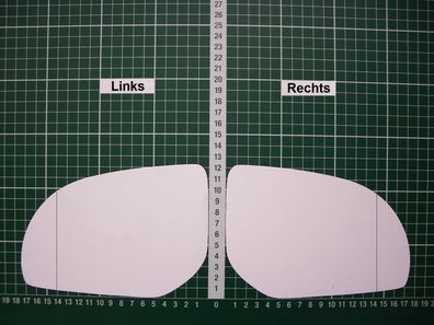 Außenspiegel Spiegelglas Ersatzglas Hyundai I20 ab 2008 Links oder Rechts asph