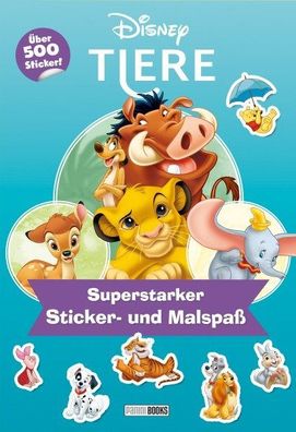 Disney Tiere: Superstarker Sticker- und - Malspaß Sticker- und Malblock