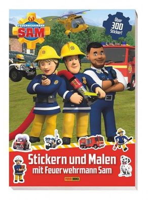 Feuerwehrmann Sam: Stickern und Malen - über 300 Sticker!