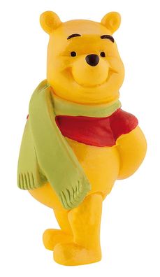 Bullyland 12327 - Winnie the Pooh mit Schal, 6cm