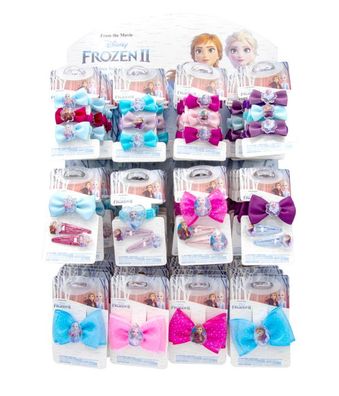 Disney Frozen / Die Eiskönigin - Haarschmucksets sortiert im Thekendisplay mit 72 Stü