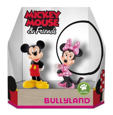 Bullyland 15083 - Disney Micky und Minnie in Geschenk Box, Spielfiguren