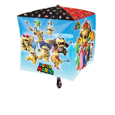 Super Mario Bros. - Cubez Folienballon 38x38cm
