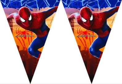 Spiderman - Plastik Flaggen Banner