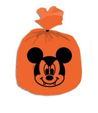 Mickey Halloween - 6 Decoration Bags