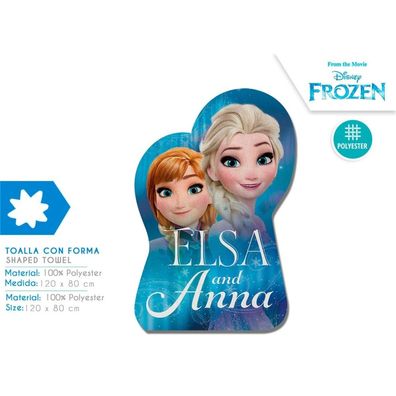 Disney Frozen/ Die Eiskönigin - Form-Badetuch