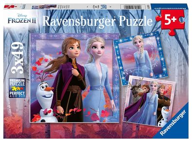 Disney Frozen 2 / Eiskönigin 2 - Puzzle 3x49 Teile