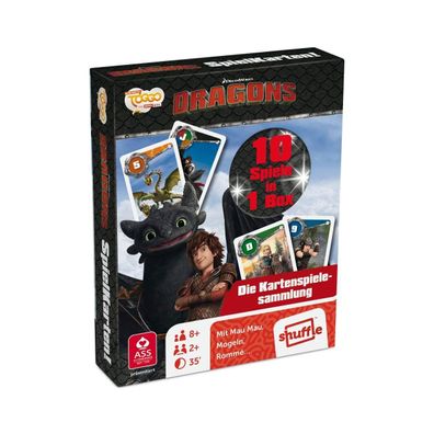 ASS22577509 Altenburger - Dragons - Spielkarten! Spielebox 10 in 1