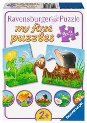 my first puzzles - Tiere im Garten - 9x2 Teile