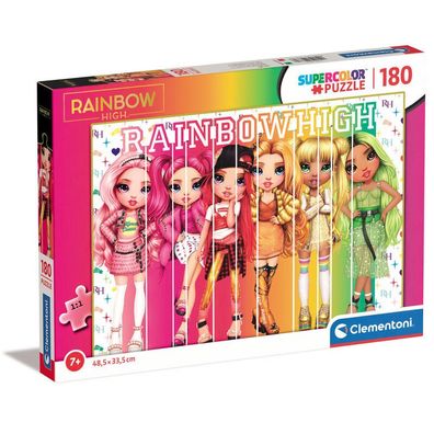 Clementoni 29775 - 180 Teile Puzzle - Supercolor - Rainbow High