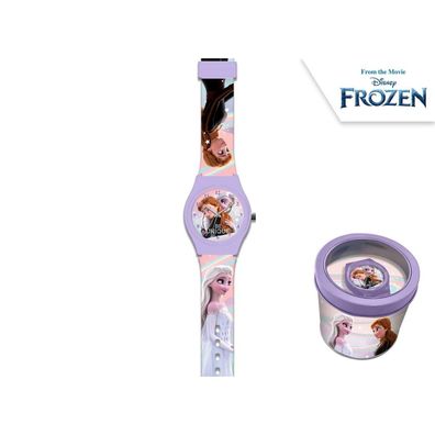Disney Frozen - Armbanduhr in Geschenkbox aus Metall