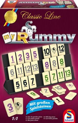 Classic Line, MyRummy®, mit großen Spielfiguren - Spiel