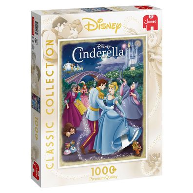 Jumbo Spiele 19485 - Disney Classic Collection Cinderella - 1000 Teile Puzzle