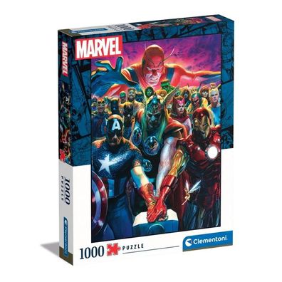 Clementoni 39672 - 1000 Teile Panorama Puzzle - Marvel the Avengers