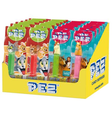 PEZ - Bonbons mit Spender 24 Stück im Display