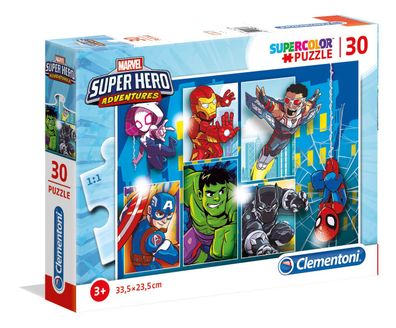 Clementoni 20256 - 30 Teile SuperColor Puzzle - Superhero