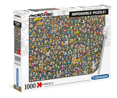 Clementoni 39550 - Mordillo Collection - 1000 Teile Puzzle - Impossible Puzzle