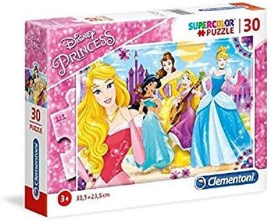 Clementoni 08503 - 30 Teile SuperColor Puzzle - Disney Princess