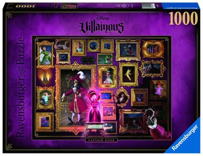 Disney Villainous: Captain Hook - Puzzle 1000 Teile