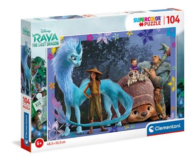Clementoni 27156 - 104 Teile Puzzle - Disney Raya and the last Dragon