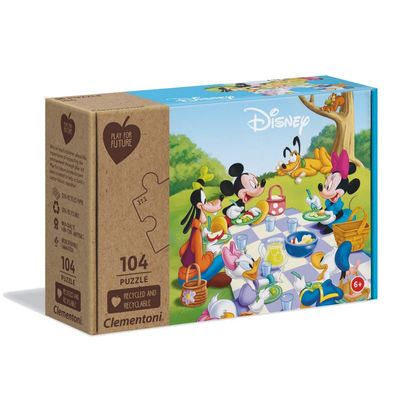 Clementoni 27153 - Mickey Mouse - 104 Teile Puzzle - Special Series Puzzle - Play f