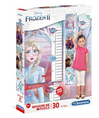 Clementoni 20331 - 30 Teile Measure Me Puzzle - Disney Frozen 2