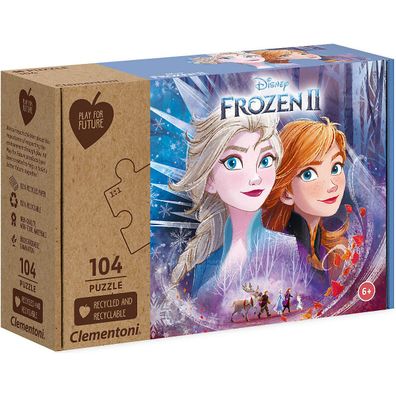 Clementoni 27154 - Frozen 2 - 104 Teile Puzzle - Special Series Puzzle - Play for Fut