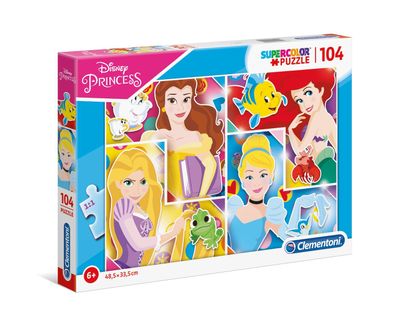 Clementoni 27146 - 104 Teile Puzzle - Disney Princess