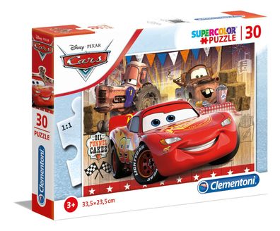 Clementoni 20255 - 30 Teile SuperColor Puzzle - Disney Cars