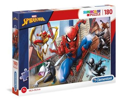 Clementoni 29302 - 180 Teile Puzzle Supercolor - Spiderman