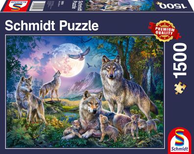 Wölfe - 1500 Teile Puzzle